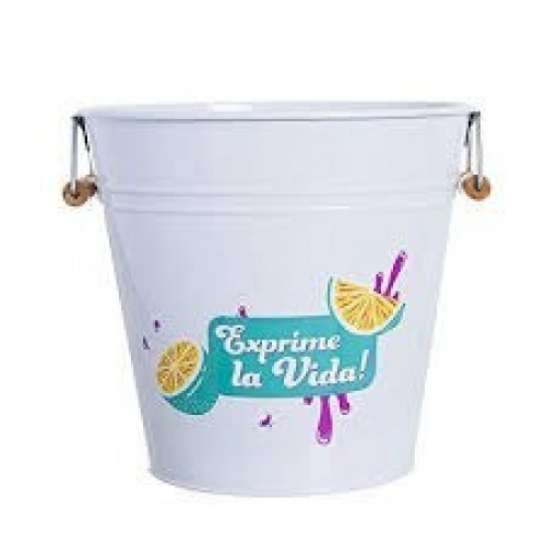 CUBITERA BLANCA C/ASA EXPRIME LA VIDA18L