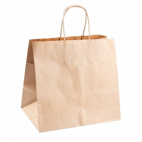 $ BOLSA C/ASA KRAFT NATURAL 32 21X28,5CM