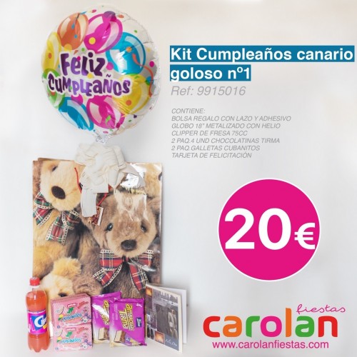 KIT CUMPLEAÑOS CANARIO GOLOSO N1