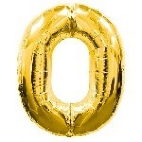 $  GLOBO 34" FOIL FORM N0 METAL ORO