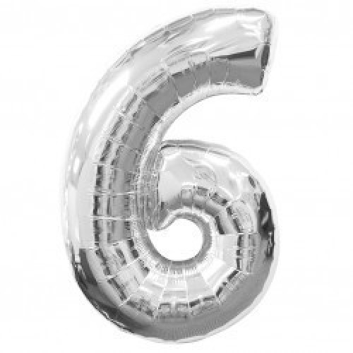 $   GLOBO 34" FOIL FOR N6 MET PLATA