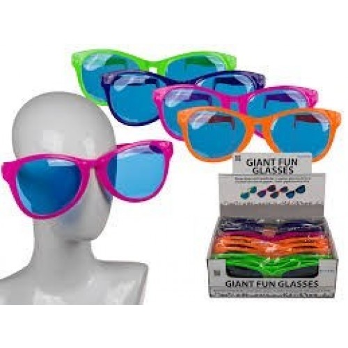 GAFAS GDE LENTES COLORES SURTIDOS 26CM