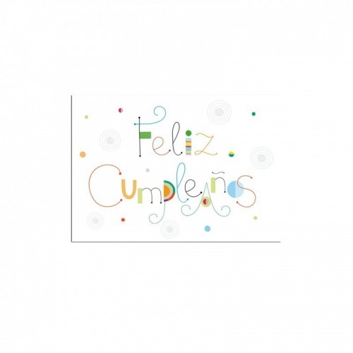 $D TARJETA LETRAS FELIZ CUMPLEAÑOS