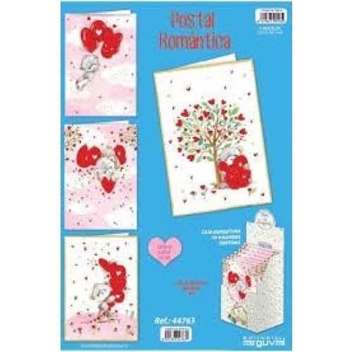 TARJETA ROMÁNTICA MOD.SURT. 