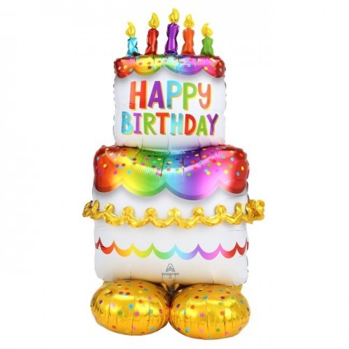 GLOBO 52" FOIL AIRLOONZ TARTA HAPPY BDA