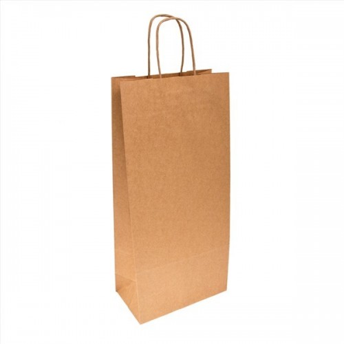 BOLSA 2 BOTELLAS NATURAL 18 10X39CM