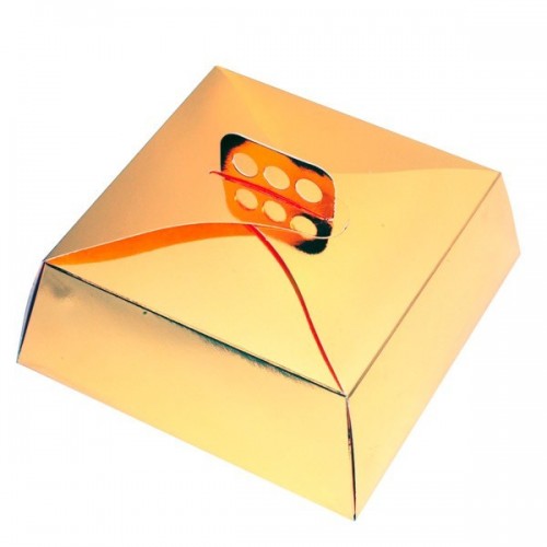   CAJA PARA TARTA ORO 32X32X10CM