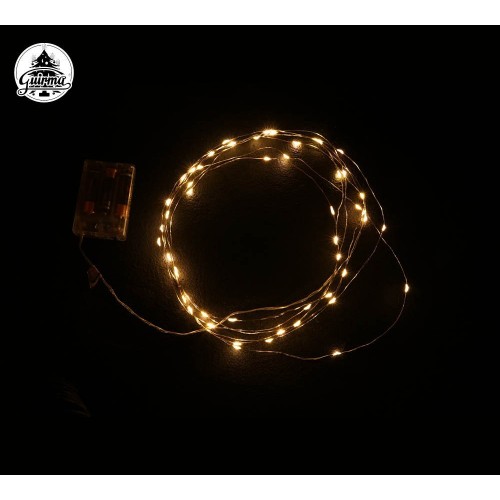    HILO 50 LED BLANCO C/PILAS 5MTS