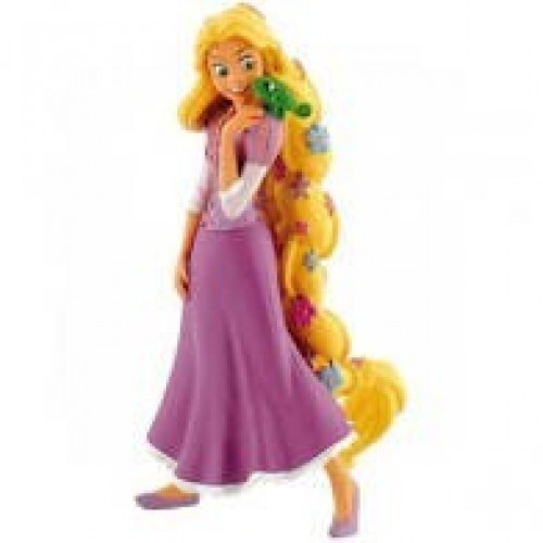 FIGURA TARTA RAPUNZEL CON FLORES
