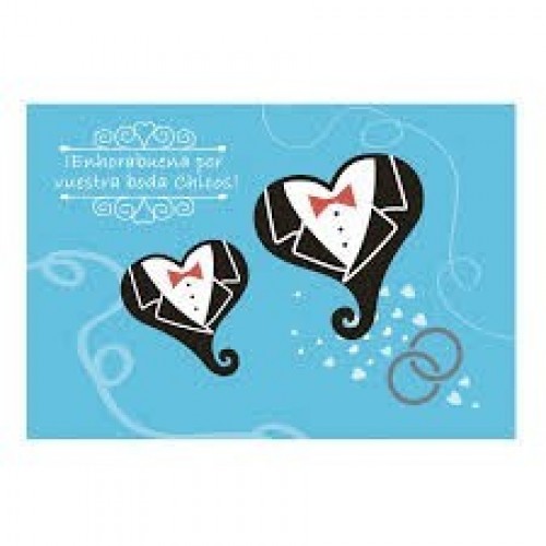 TARJETA BODA CHICOS 