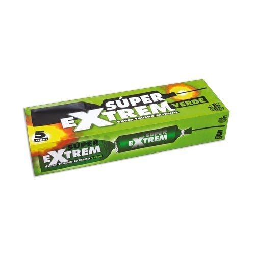 5 PETARDOS SUPER EXTREM VERDE