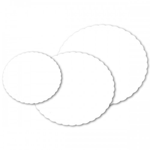 " 250 DISCOS PLANOS CARTON 27CM