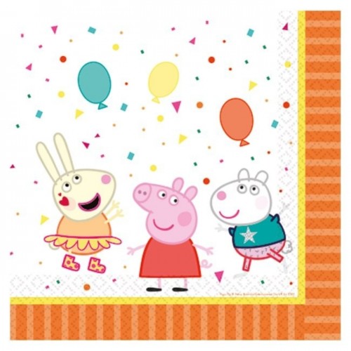   16 SERVILLETA PEPPA PIG PARTY 33CM