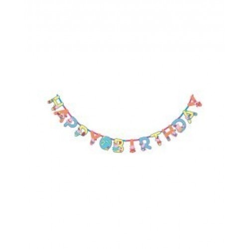 $D   BANDERIN LETRAS JUMBO PEPPA PIG