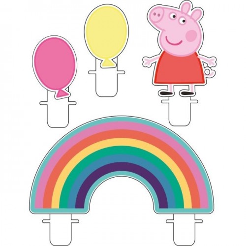   PACK 4 VELAS PEPPA PIG PARTY