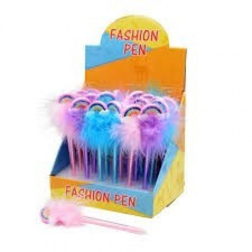 BOLIGRAFO POM POM ARCOIRIS SURTIDOS