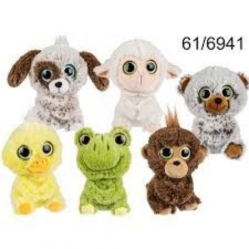 PELUCHE ANIMALES BIG EYES SURT 20CM
