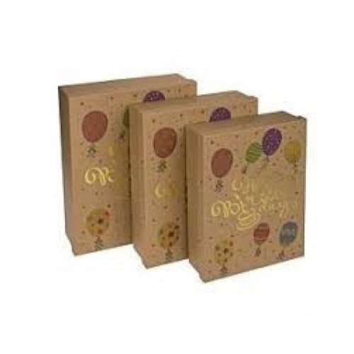 CAJA REGALO HAPPY BIRTHDAY 30X36X12CM