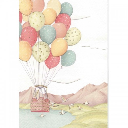 TARJETA GLOBO CON GLOBO  