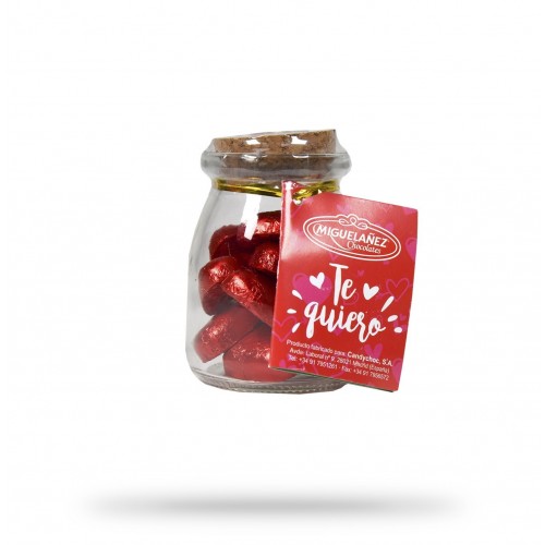TARRO BOMBON CORAZON CHOCOLATE 90G