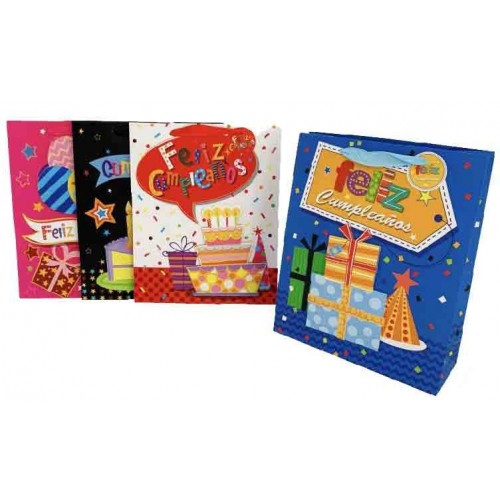 $D BOLSA INFANTIL CUMPLEAÑOS 26X32CM