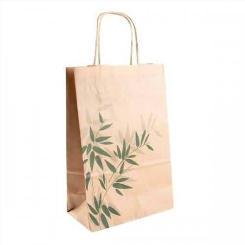 BOLSA SOS C/ASAS FEEL GREEN 20 10X29CM
