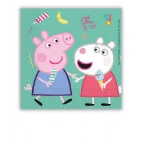  20 SERVILLETAS PEPPA PIG 33CM