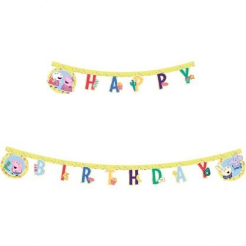   HAPPY BIRTHDAY PEPPA PIG 2MT