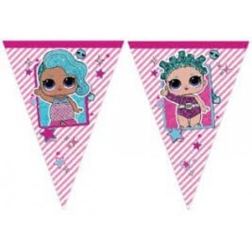   BANDERIN TRIANGULO LOL SURPRISE