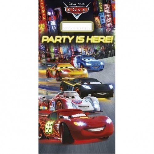   CARTEL DECORACION PUERTA CARS PERS