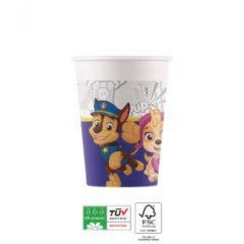 $E  8 VASO COMPOSTABLE PATRU CANI