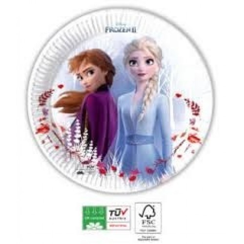  8 PLATO COMPOSTABLE FROZEN II 20CM