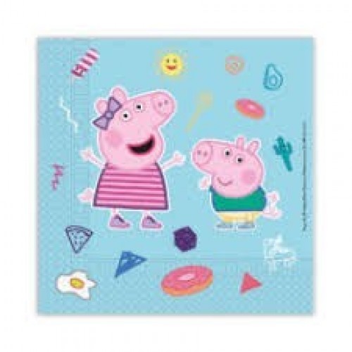 $E   20 SERV COMPOST PEPPA PIG 33CM