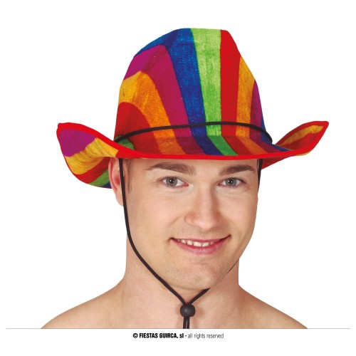  SOMBRERO ADULTO VAQUERO MULTICOLOR