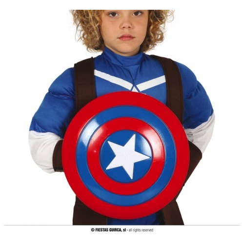 ESCUDO CON ESTRELLAS SUPERHEROE 32CM