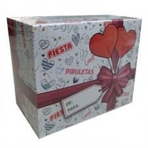 CAJA 20 PIRULETA CORAZON CEREZA FOUR YOU