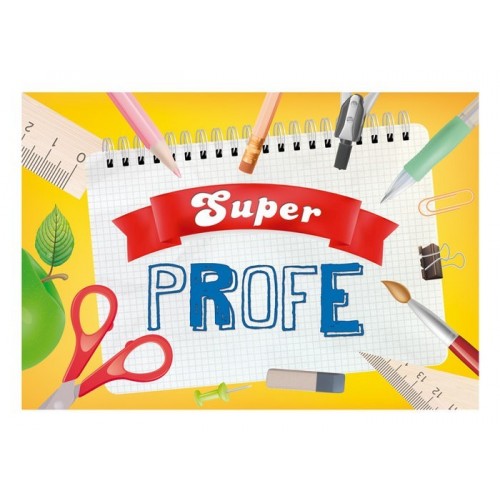 TARJETA SUPER PROFE  