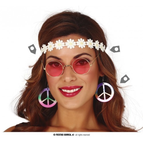 GAFAS CINTA PENDIENTES HIPPIE
