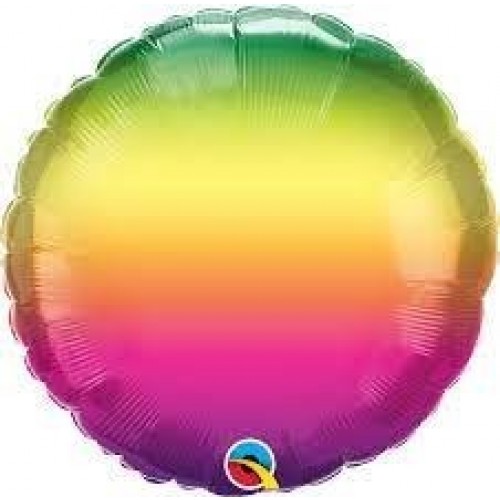 GLOBO 18" FOIL ARCOIRIS BRILLANTE