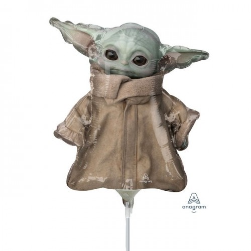   GLOBO 9" PALO FOIL BABY YODA MA
