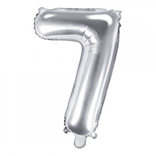  GLOBO 16" FOIL PALO FORMA N7 PLATA