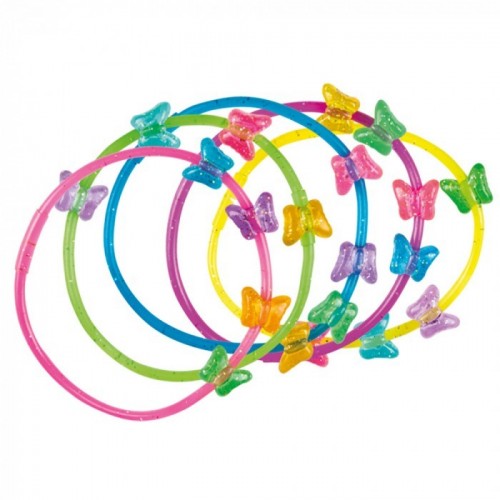 5 PULSERAS MARIPOSAS COLORES SURTIDOS