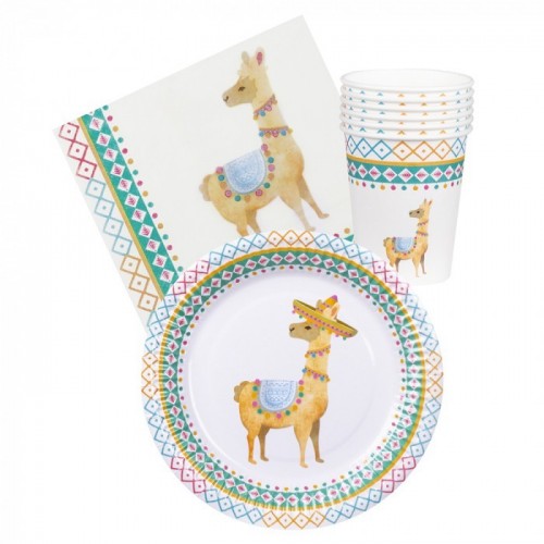   KIT SERVICIO DE MESA LLAMA