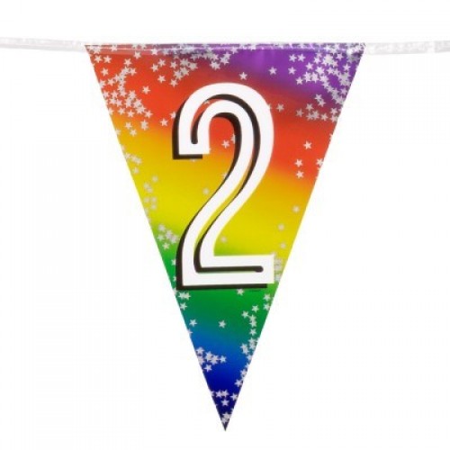 BANDERIN TRIANGULAR N2 MULTICOLOR 6M