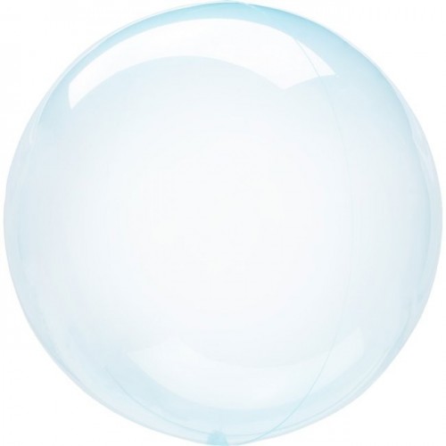   GLOBO 18" BURBUJA TRANSPAREN AZUL