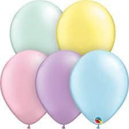100 GLOBOS 11" LATEX PASTEL PERLADO