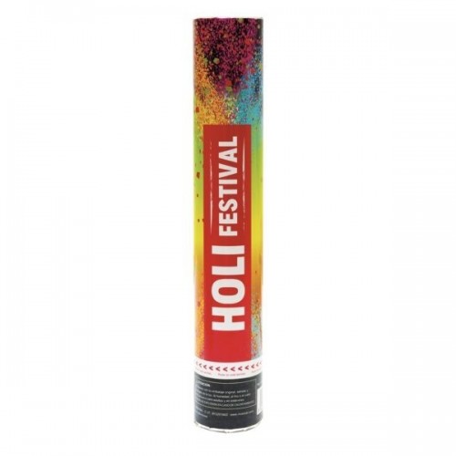 CAÑON HOLI POLVO DE COLORES 30CM