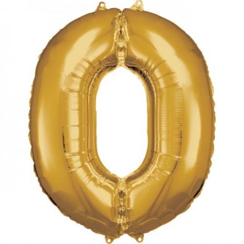   GLOBO 34" FOIL FORMA N0 ORO