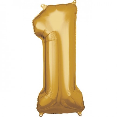   GLOBO 34" FOIL FORMA N1 ORO
