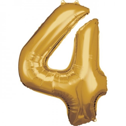   GLOBO 34" FOIL FORMA N4 ORO